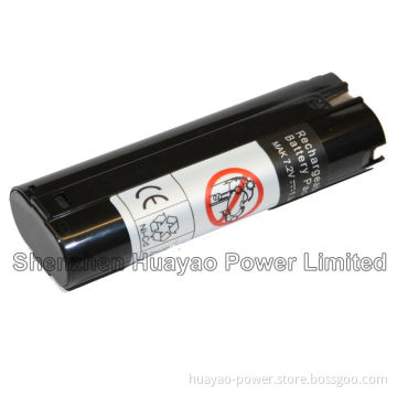 7.2V 1300mAh / 1500mAh / 2000mAh / 2500mAh / 3000mAh / 3600mAh Ni-CD / Ni-MH Drill Battery for Makita